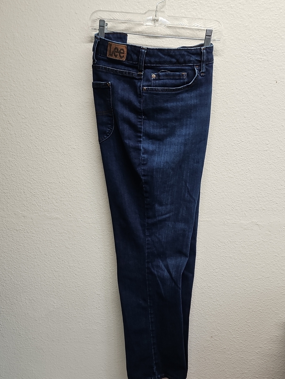 LEE Dark Wash Straight Leg Jeans